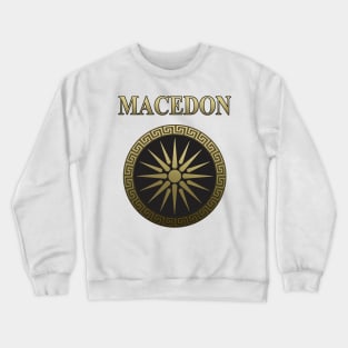 Ancient Macedon Shield Alexander the Great Crewneck Sweatshirt